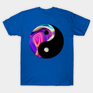 Yin Yang Rainbow colors T-Shirt